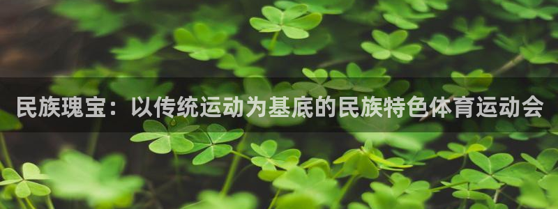 菲律宾ug环球官网：民族瑰宝：以传统运动为基底的民族特色体育运动会